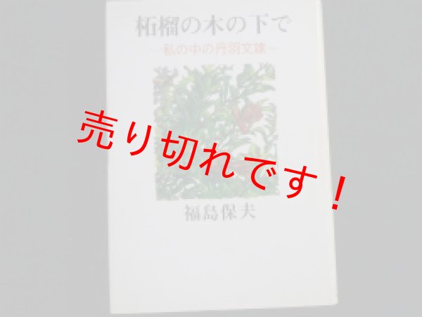 画像1: 柘榴の木の下で　私の中の丹羽文雄　福島保夫 (1)