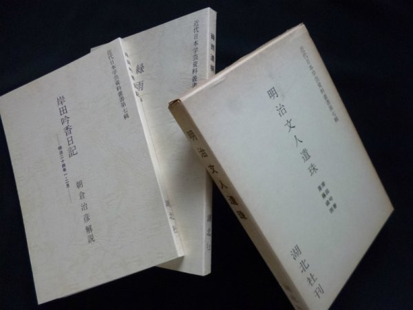 画像1: 明治文人遺珠　近代日本学芸資料叢書第7輯　2冊揃　浅倉治彦 他解説 (1)