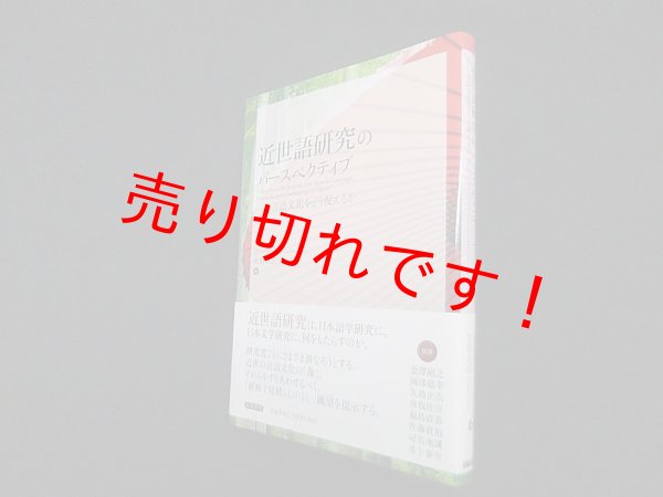 画像1: 近世語研究のパースペクティブ―言語文化をどう捉えるか　金澤裕之 他編 (1)