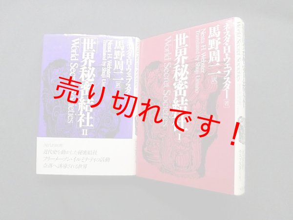 画像1: 世界秘密結社 I・II　2冊セット　ネスタ・H.ウェブスター/馬野周二 訳 (1)