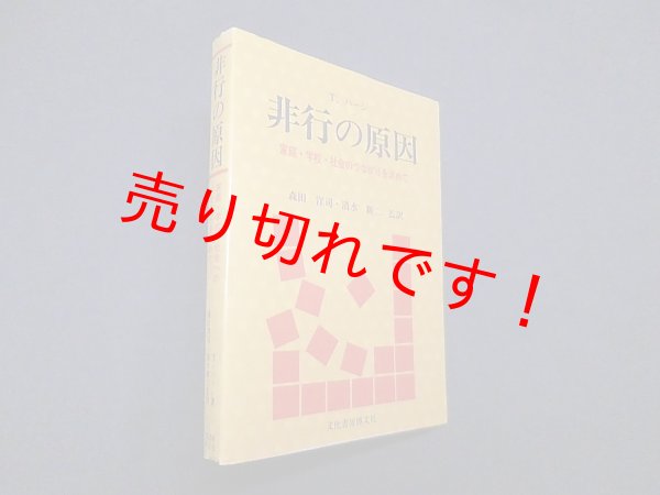 画像1: 非行の原因―家庭・学校・社会へのつながりを求めて　T.ハーシ/森田洋司 他訳 (1)
