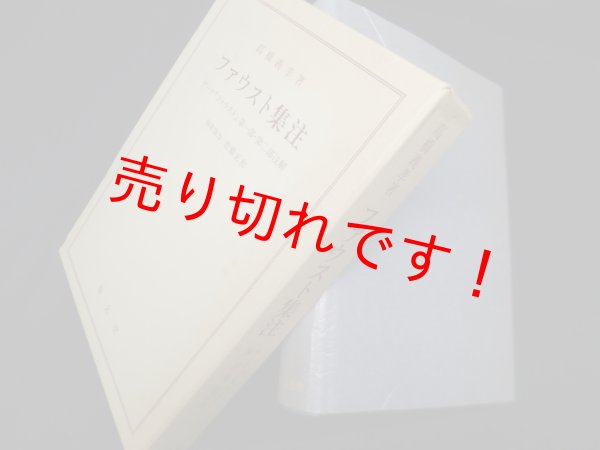画像1: ファウスト集注―ゲーテ『ファウスト』第一部・第二部注解　高橋義孝 (1)