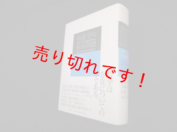 画像1: 現象学の根本問題　マルティン・ハイデカー/木田元 他訳 (1)