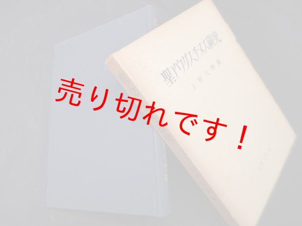 画像1: 聖アウグスチヌス研究（ソフィア叢書5）上智大学 編 (1)
