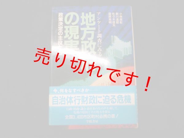 画像1: アンケート調査にみる　地方政府の現実―政策決定の主役たち　小林良彰ほか (1)