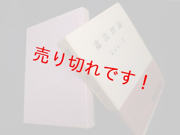 画像1: 憲法理論（名著翻訳叢書）　カール・シュミット/尾吹善人 訳 (1)
