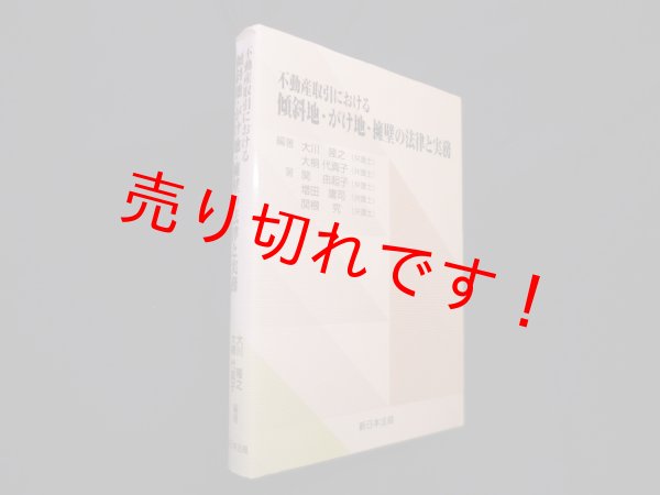 画像1: 不動産取引における 傾斜地・がけ地・擁壁の法律と実務　大川隆之 他 (1)