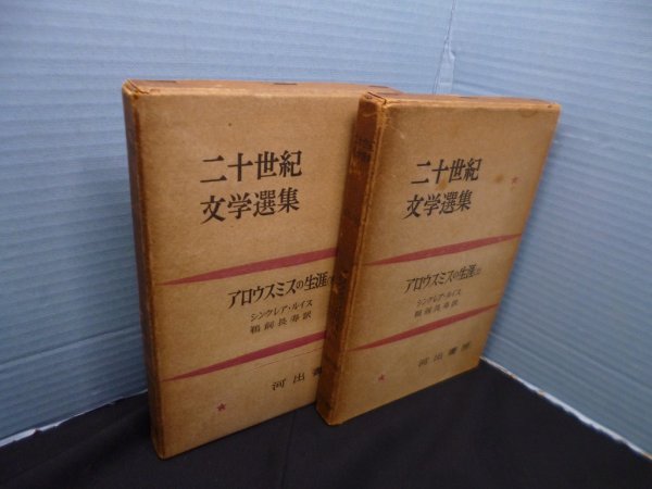 画像1: 二十世紀文学選集　アロウスミスの生涯　上下2冊セット　シンクレア・ルイス/鵜飼長寿 訳 (1)