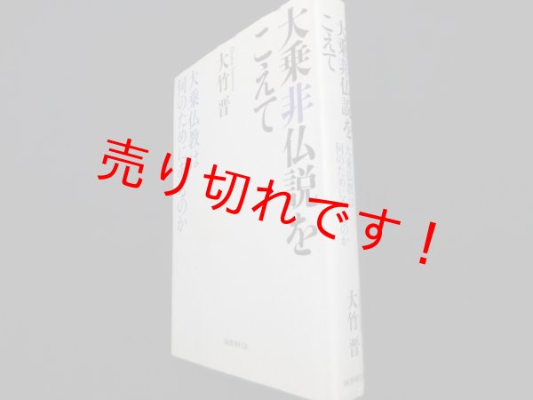 画像1: 大乗非仏説をこえて　大乗仏教は何のためにあるのか　大竹晋 (1)