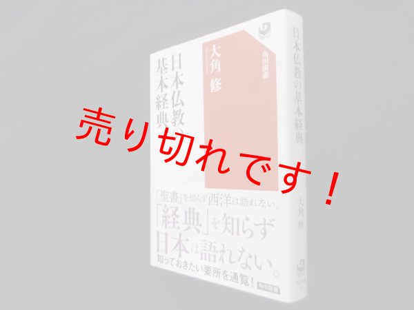 画像1: 日本仏教の基本経典 (角川選書 636)　大角修 (1)