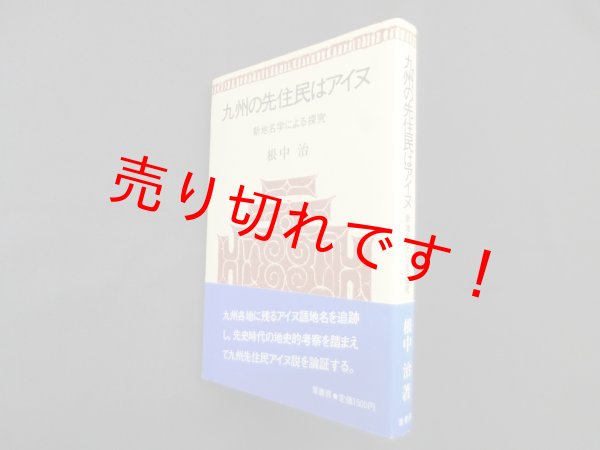 画像1: 九州の先住民はアイヌ―新地名学による探求　根中治 (1)