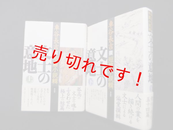 画像1: 文士の意地―車谷長吉撰短篇小説輯　上下2冊セット　車谷長吉 (1)