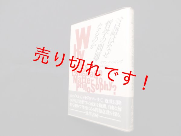 画像1: 言語はなぜ哲学の問題になるのか　イアン・ハッキング/伊藤邦武 訳 (1)